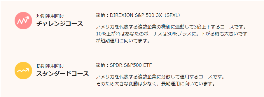 PayPayボーナス運用のコース選択